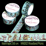 Washi Tapes: Woodland picnic
